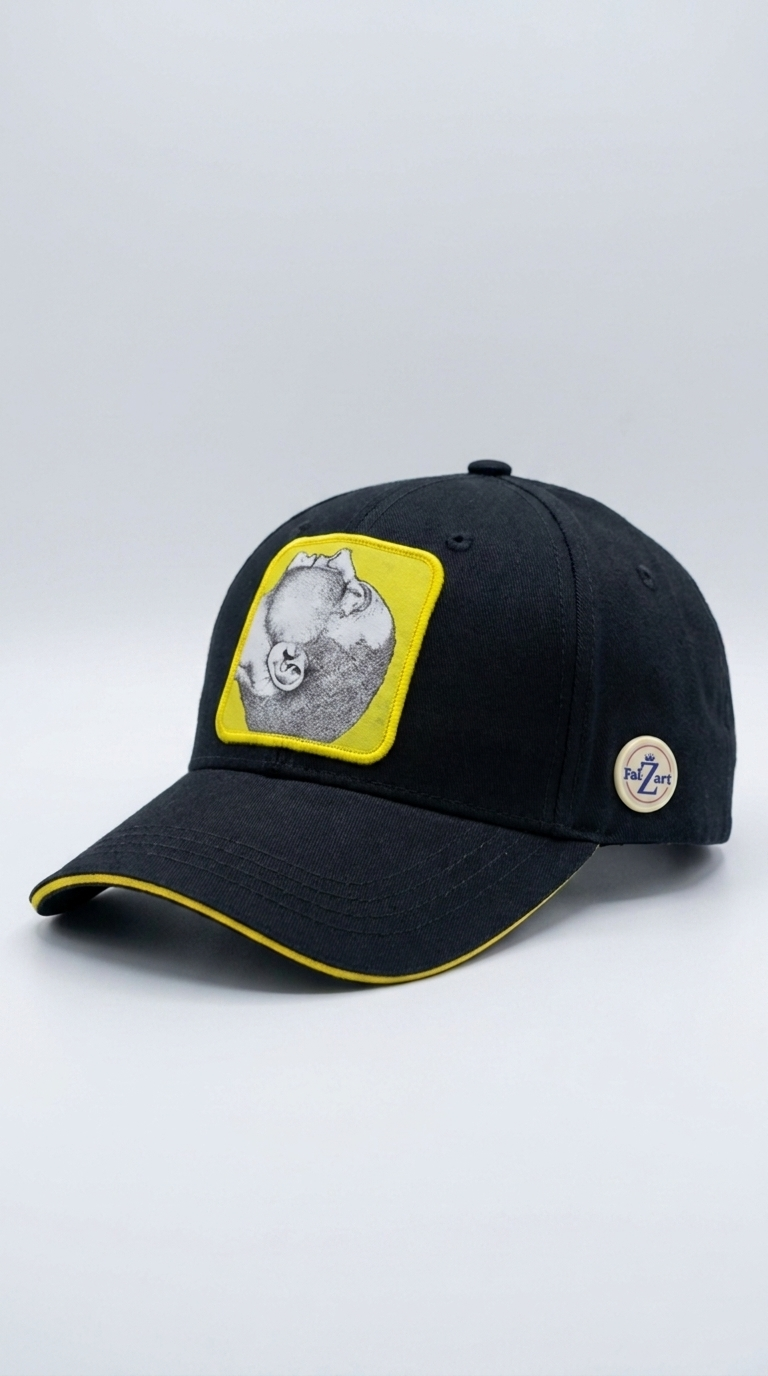 Casquette Bleue Nuit avec patch stylisé