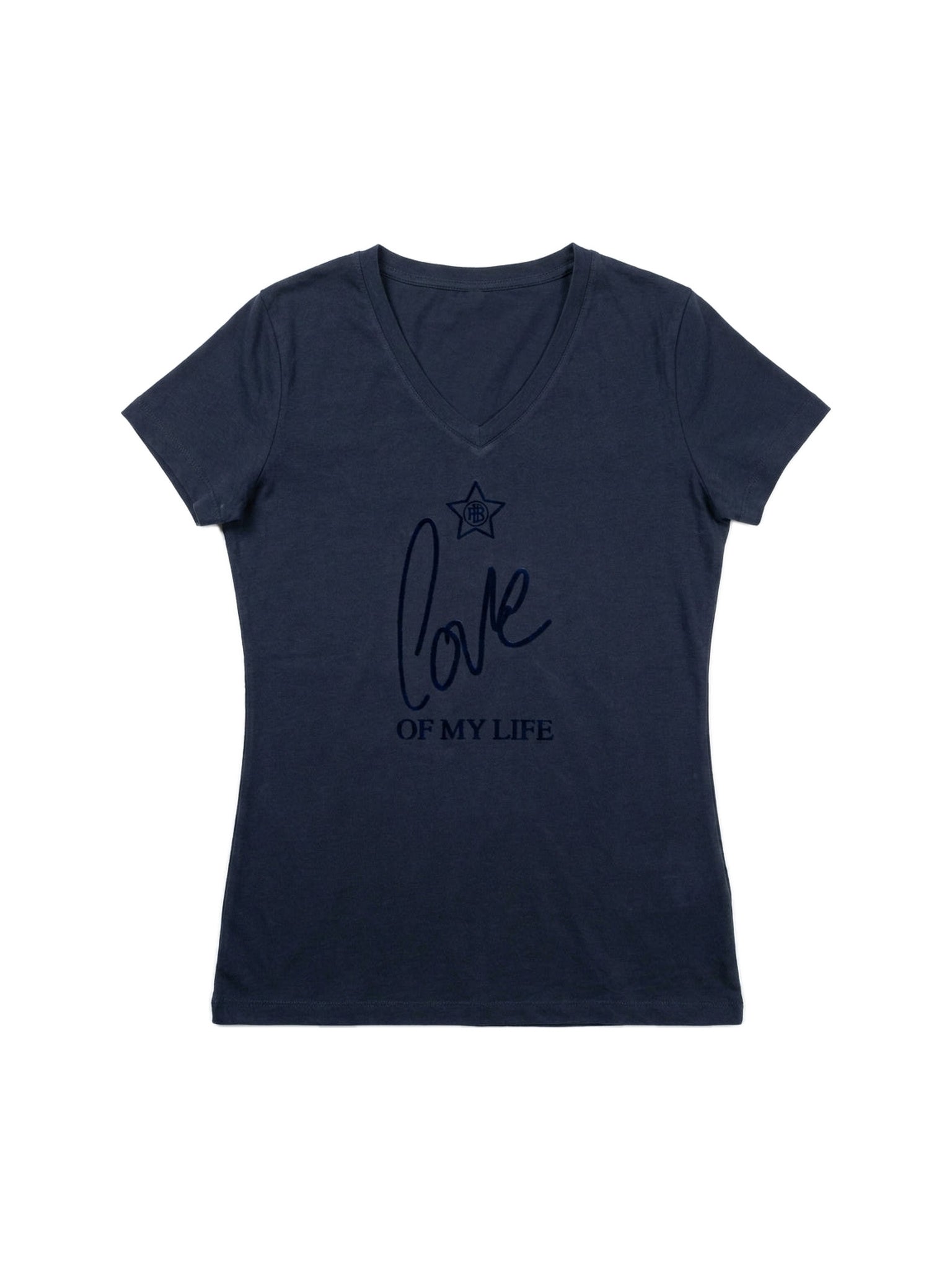 T- Shirt Love of my life femme — Marine