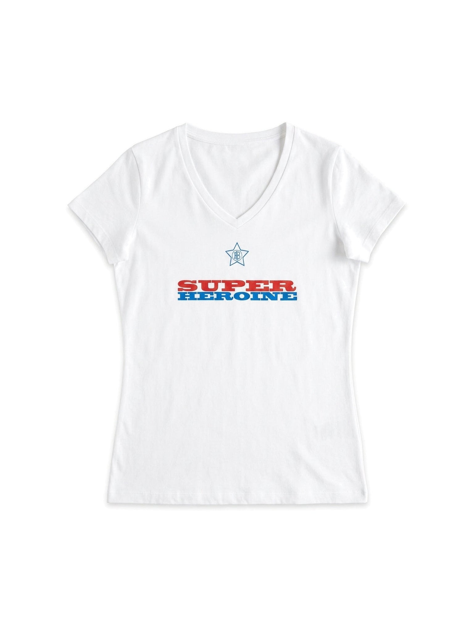 T-Shirt Super Heroïne femme — Blanc