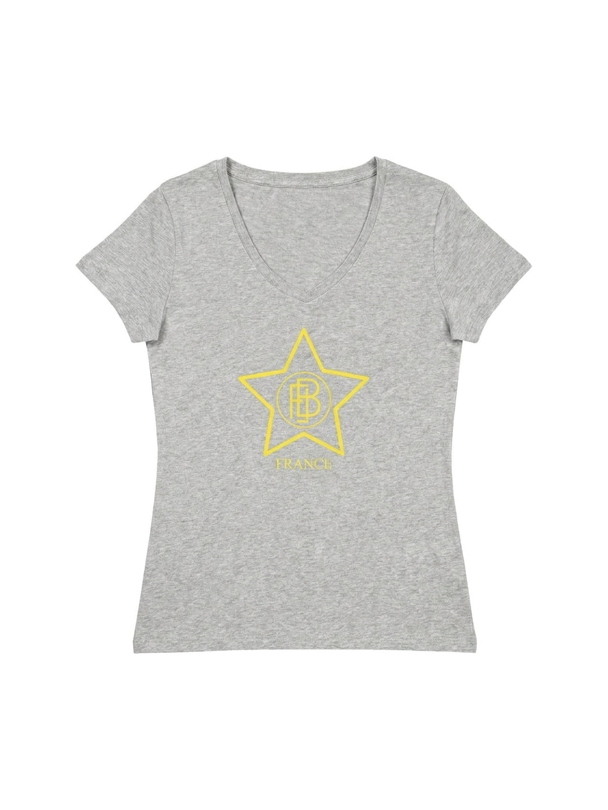 T-Shirt FBI femme — Jaune