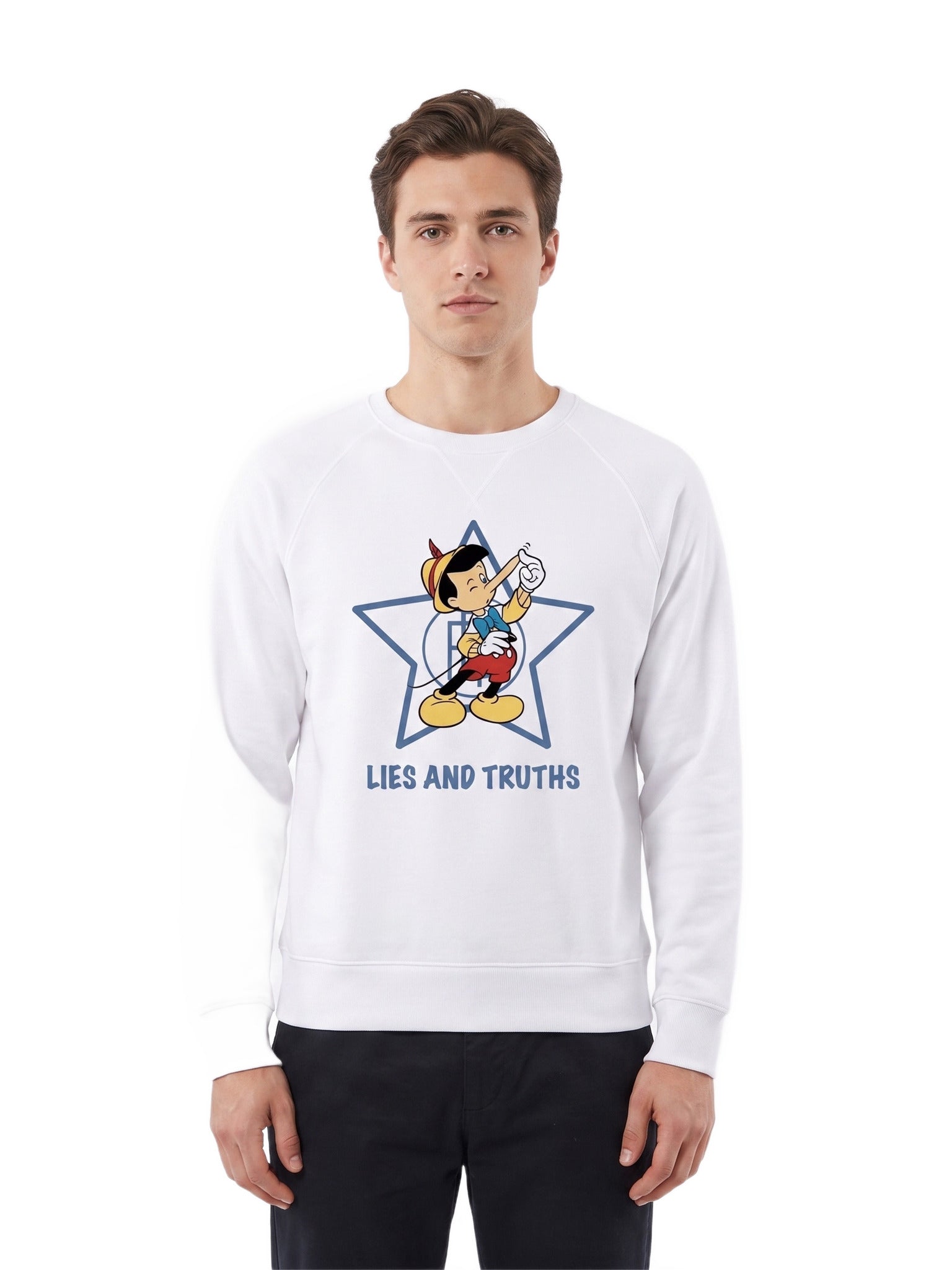 Sweat Lies & Truth — Blanc — porté