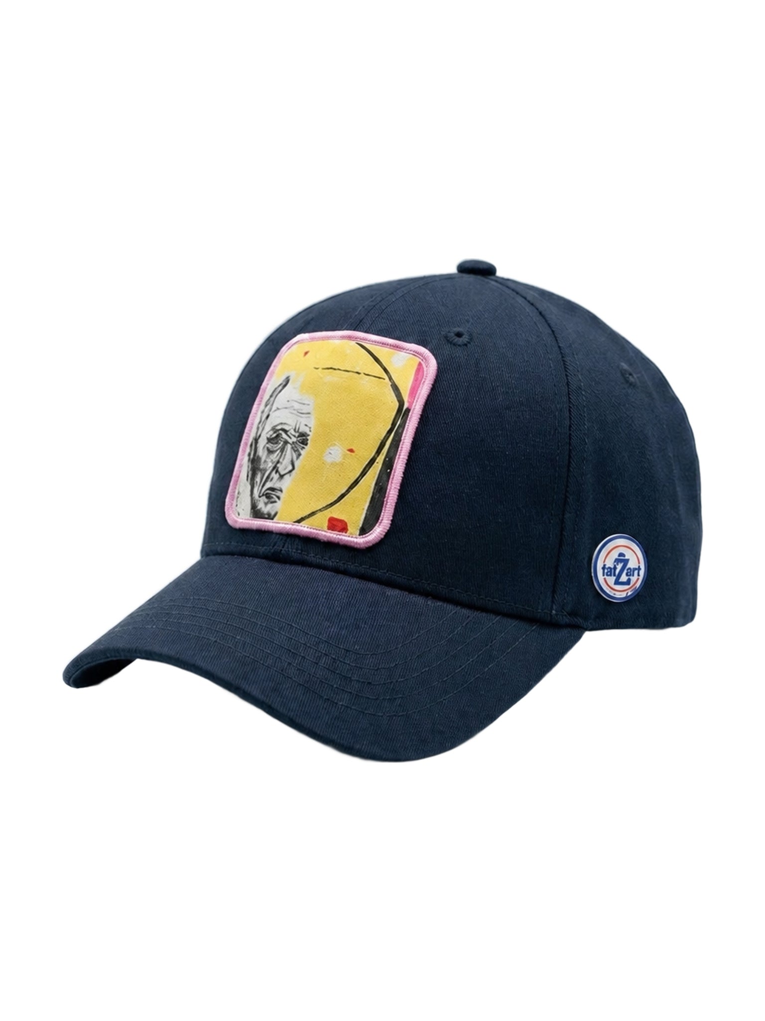 Casquette Bleue Nuit avec patch stylisé